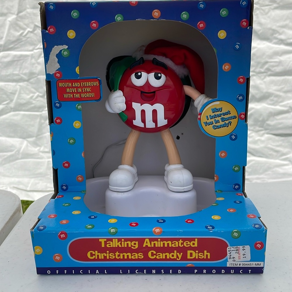M & M’s Talking Animated Candy Dish